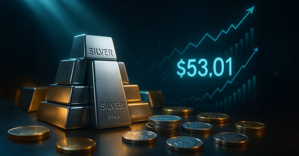 Precious Metals Show No signs of Slowing Down, Silver Breaks $53 an Ounce