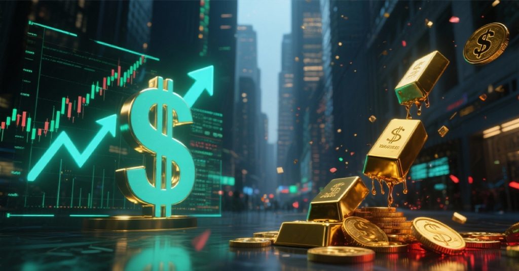 US markets break new records as Fed delivers a second rate cut. Gold falls below $4,000 as the US dollar strengthens